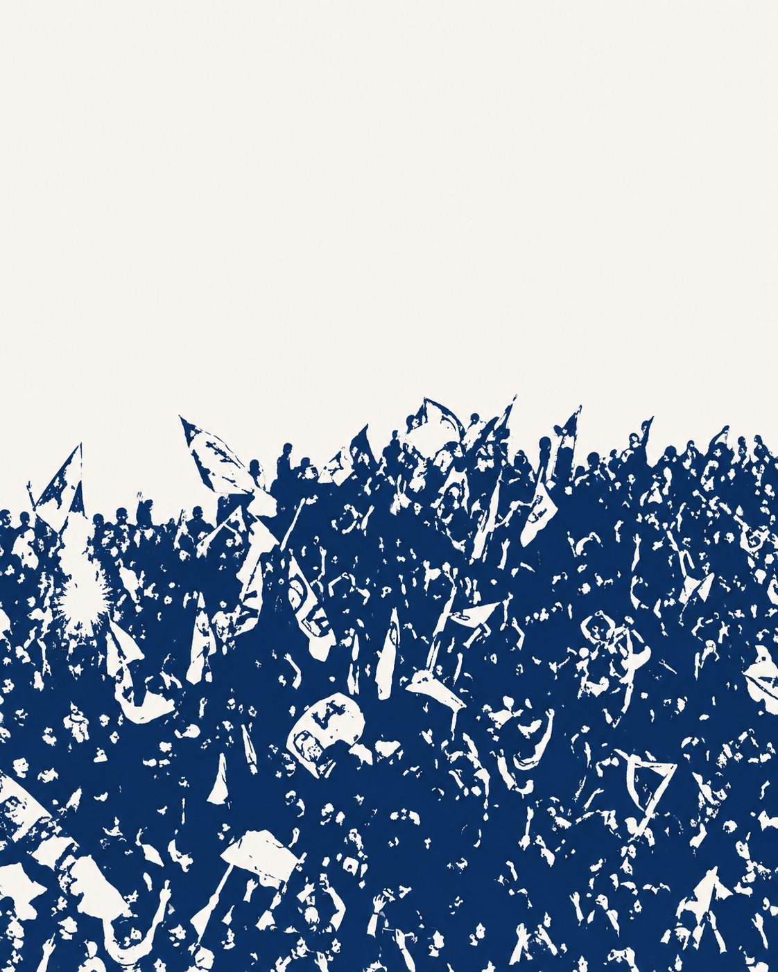 Multidão reunida